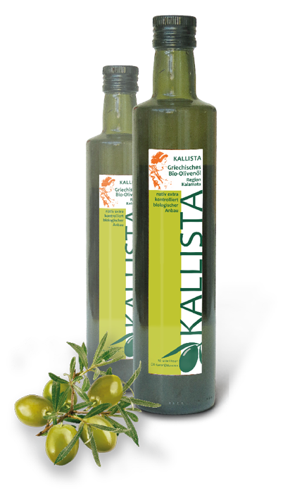 Flaschen Kallista Olivenoel